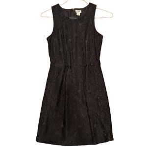 J Crew Black Lace Dress 00